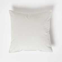 (Cream, 45 x 45 cm) Velvet Cushion