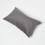 Homescapes (Grey, 30 x 50 cm) Velvet Cushion 5
