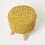 Homescapes (Yellow) Willow Macrame Teal Green Footstool 5