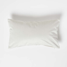 (Cream, 30 x 50 cm) Velvet Cushion