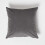 Homescapes (Grey, 45 x 45 cm) Velvet Cushion 1
