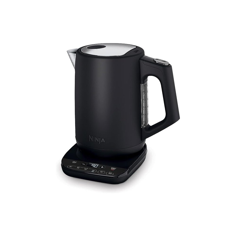 Ninja Kettle [Kt200uk] Perfect Temperature, 1.7L, Rapid Boil, Hold Temp Black