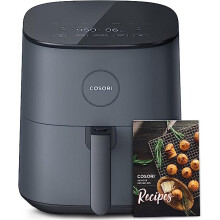 COSORI Air Fryer 4.7L, 9-in-1 Compact Air Fryers Oven, 30 Recipes Cookbook, Digital Temperd Glass Display, Quiet, 4 Portions, 1500W