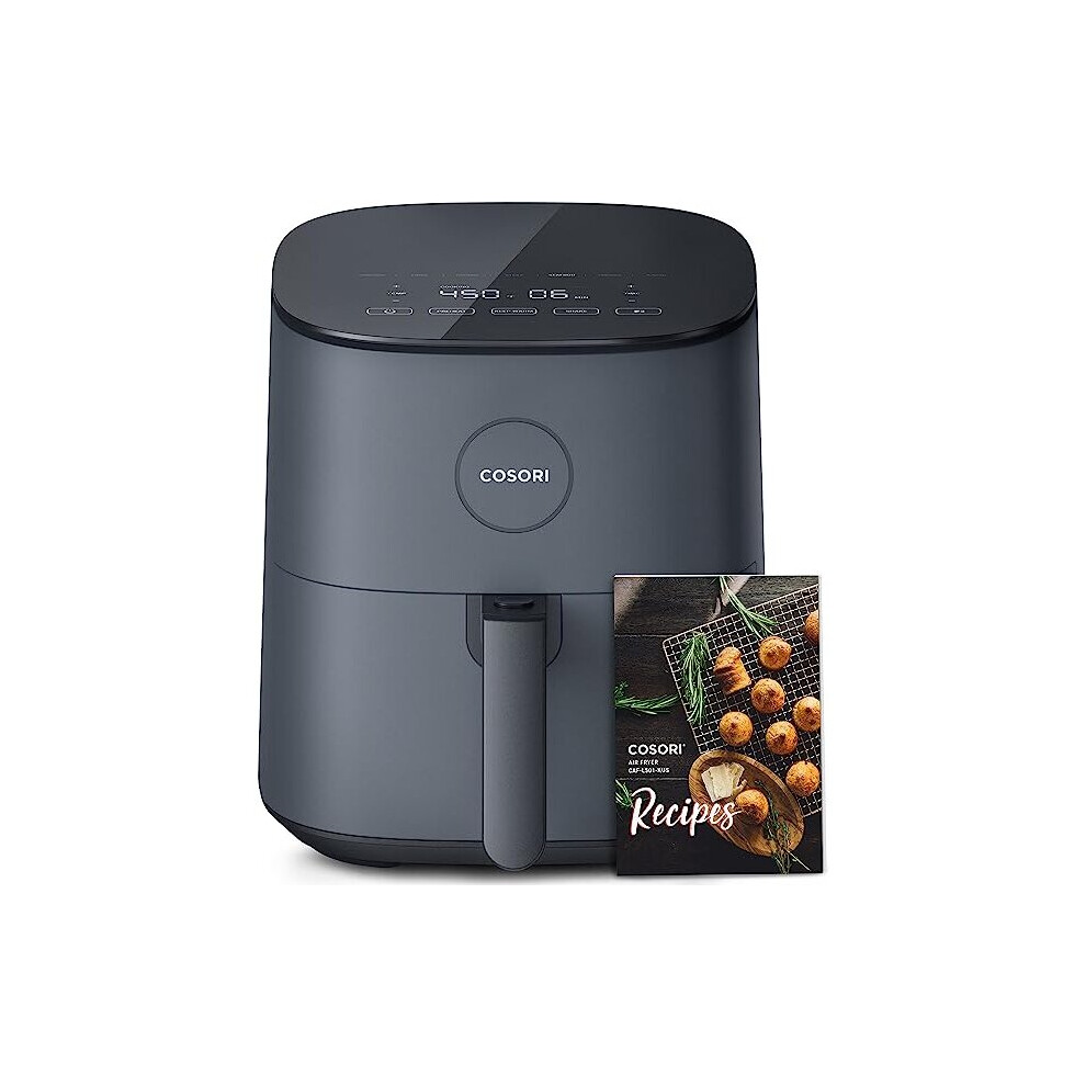 Cosori Air Fryer 4.7L, 9-In-1 Compact Air Fryers Oven, 30 Recipes Cookbook, Digital Temperd Glass Display, Quiet, 4 Portions, 1500W