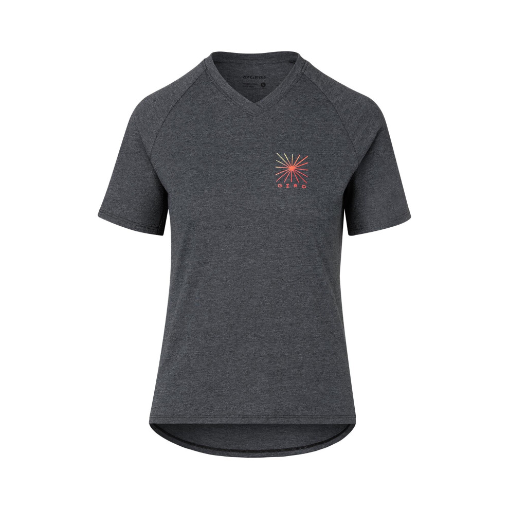 (M) Giro Arc Ladies Short Sleeve Jersey Charcoal Burst