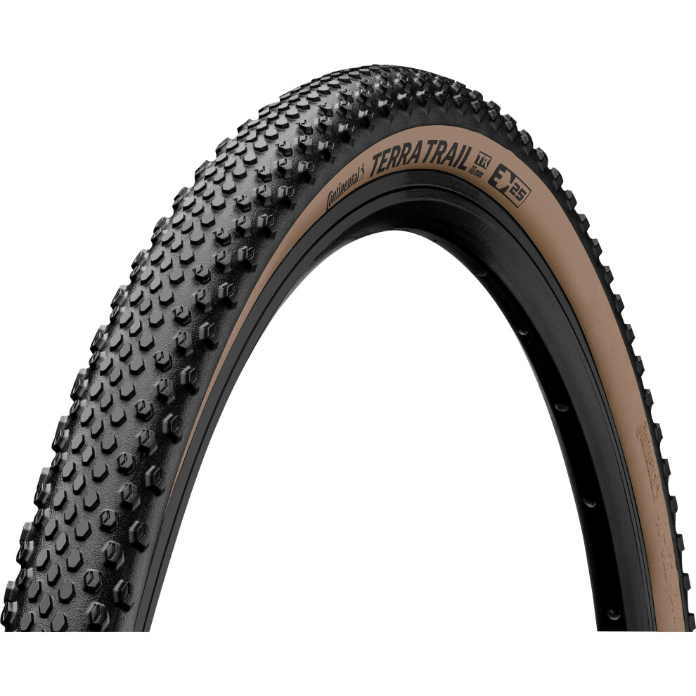 Continental Terra Trail Shieldwall Foldable Skin Tyre Black / Brown - 700 X 38C