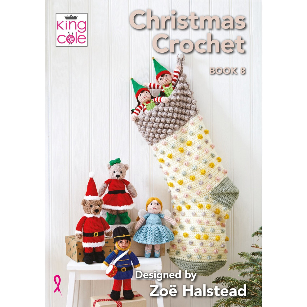 King Cole Christmas Crochet Book 8 â Stocking and Festive Toys