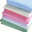 (Light Blue) Shower Curtain Polyester Fabric Waterproof Bathroom Curtain Diamond Design Hooks 1