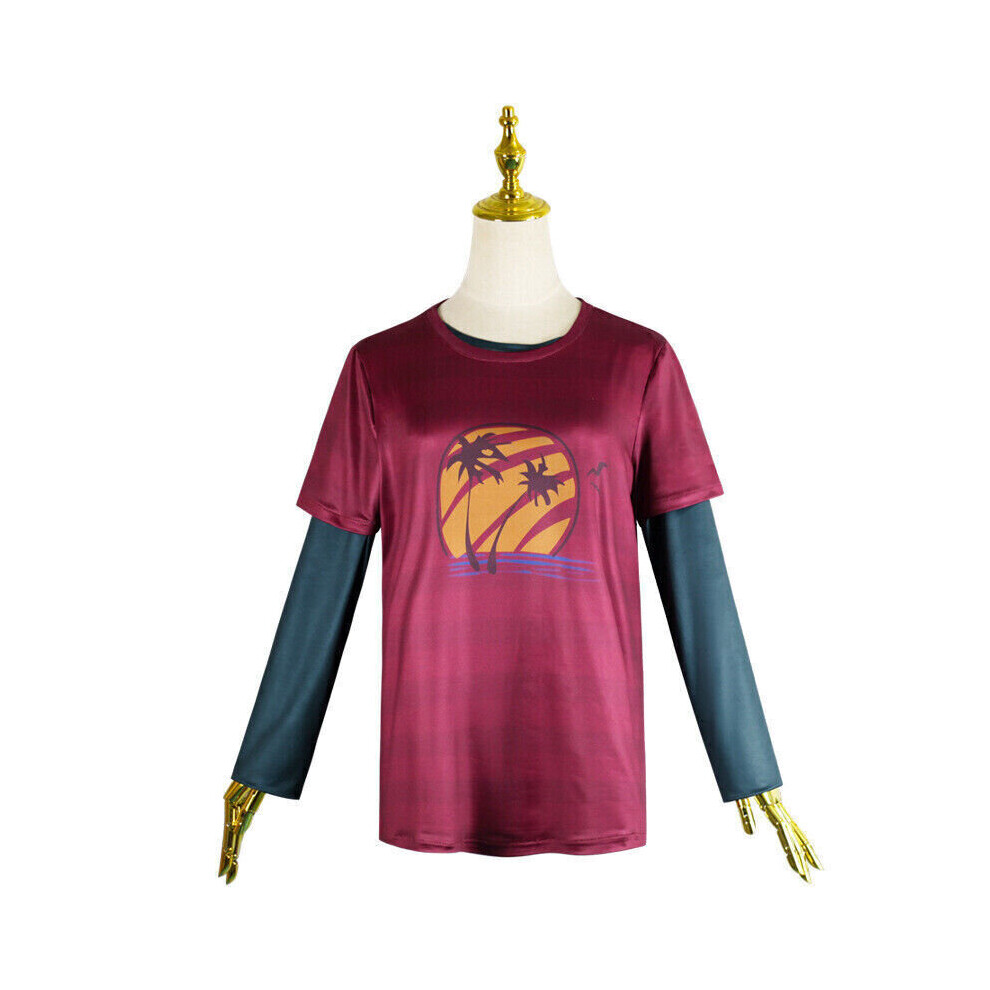 Mdsrjone ( M) The Last Of Us Ellie T-Shirts Cosplay Adult Kids Shirts Costumes Halloween Suits Not,Specified
