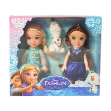 (As shown) Dis--ney Frozen Petite Princess Princess Doll 6.3inch 2pcs/set