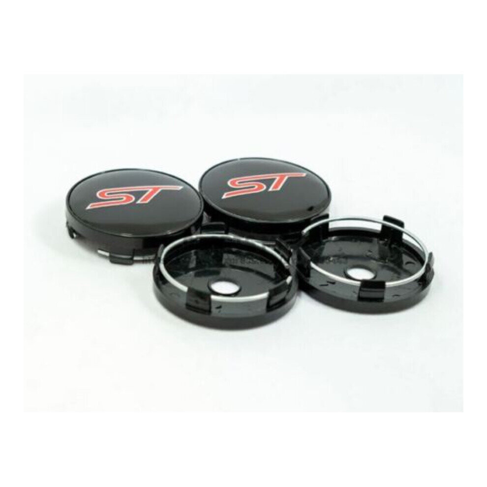 4Pcs 60Mm St Wheel Center Hub Cap Covers Emblem Badge For Ford Red 4754135864322