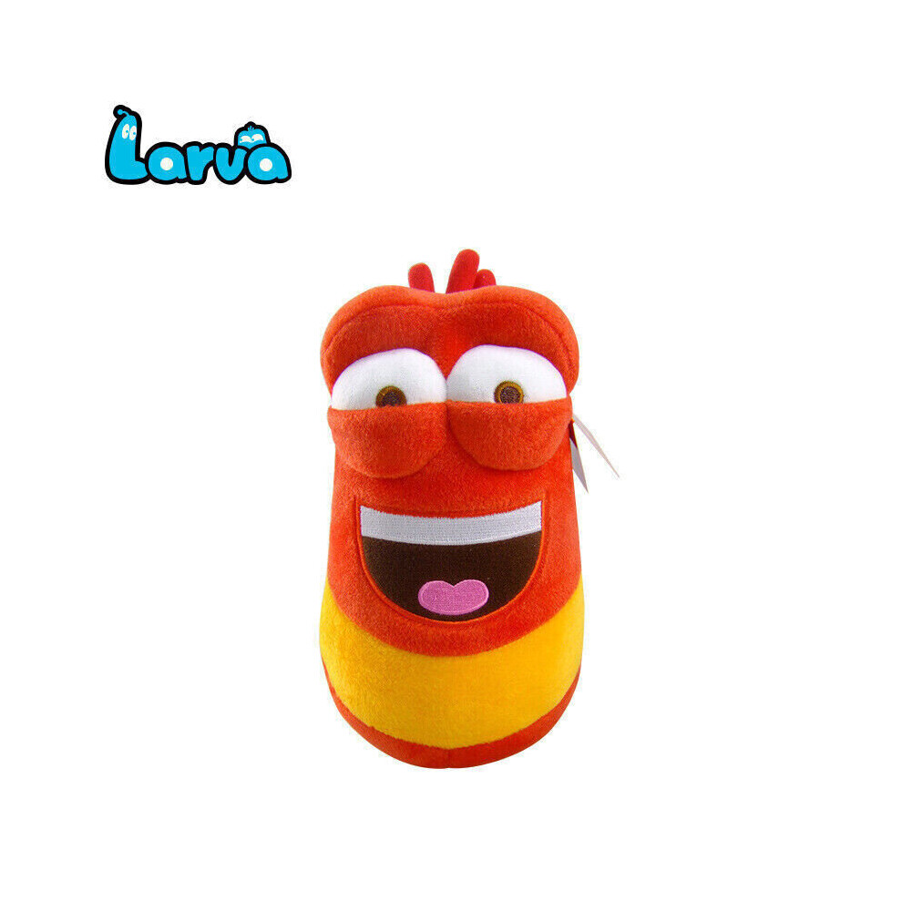 (  Red,   9") Larva Yellow Red Plush Toys Action Figures Soft Stuffed Dolls Kids Gift