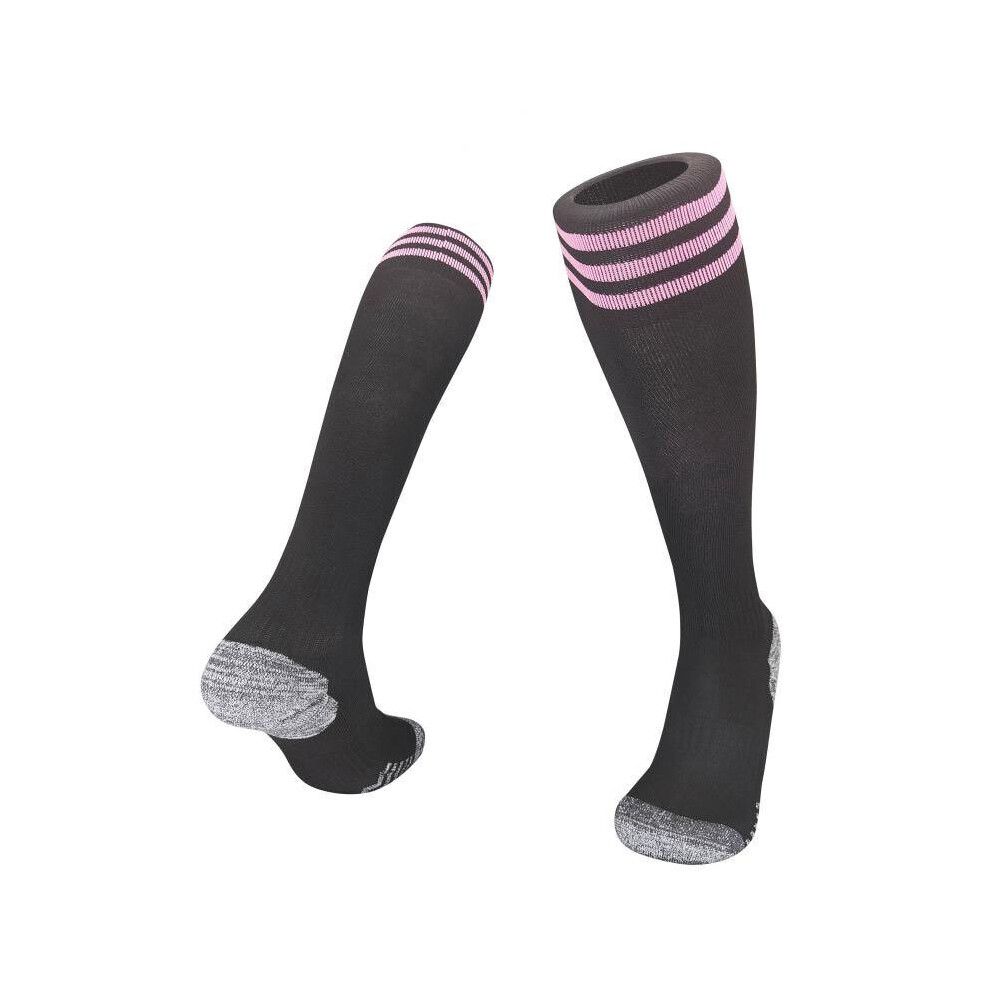(Children's sizes) 23-24 Club Soccer Socks, Miami International Black