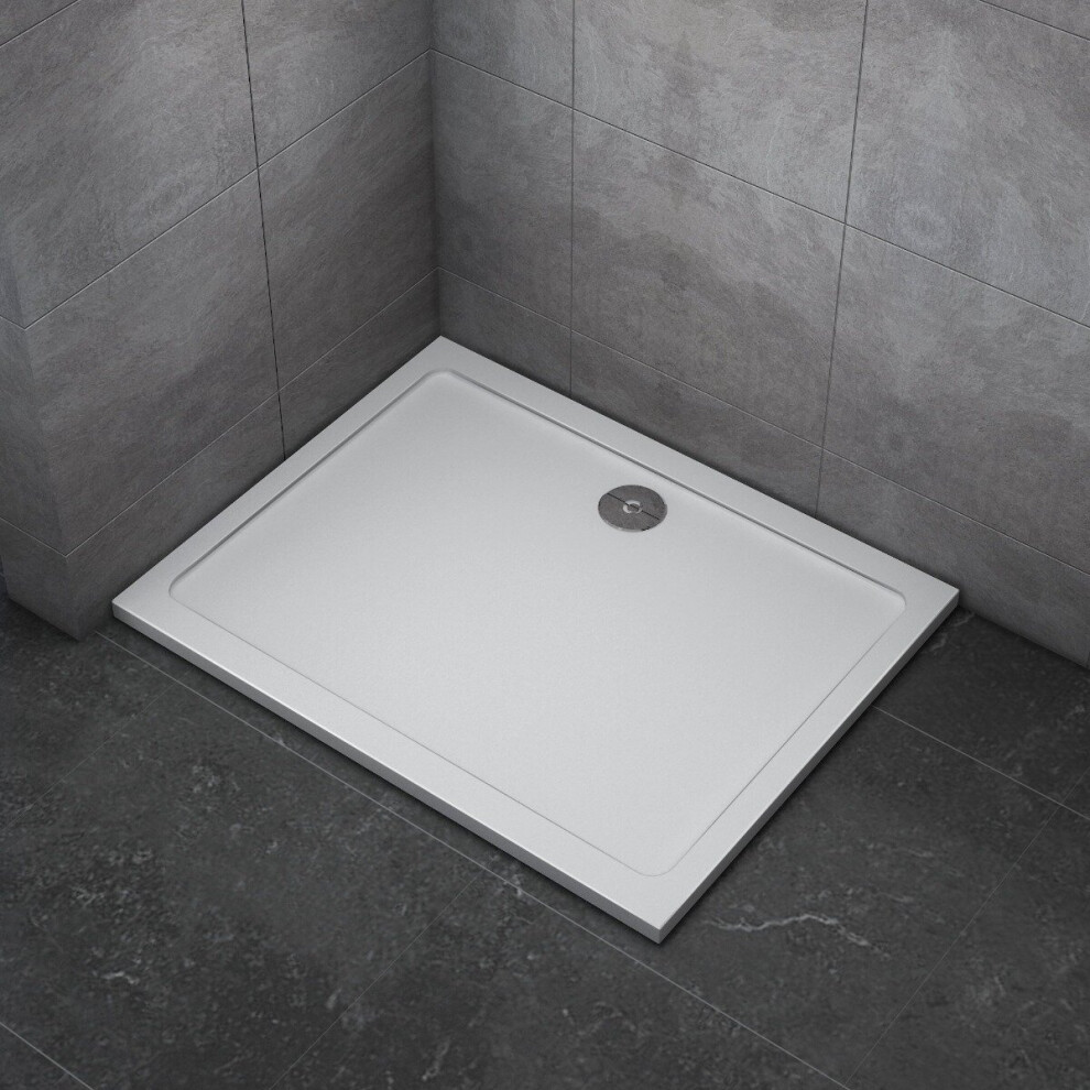 Ultra Slim 1200 x 800mm Rectangular Low Profile Shower Tray