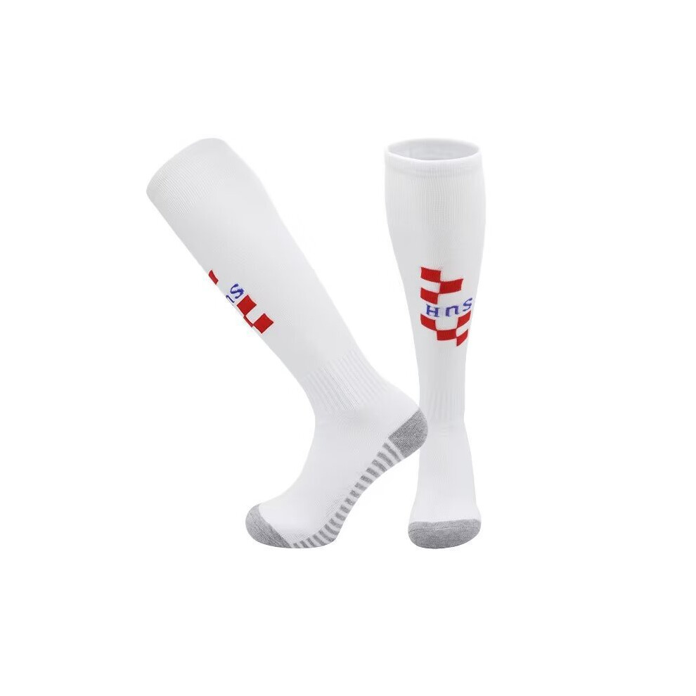 (Adults' sizes) World Cup national team soccer socks, Croatia Home