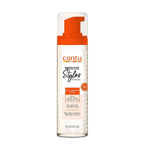 Cantu Cantu Protective Styles by Angela | Set & Refresh Foam | 8 fl oz