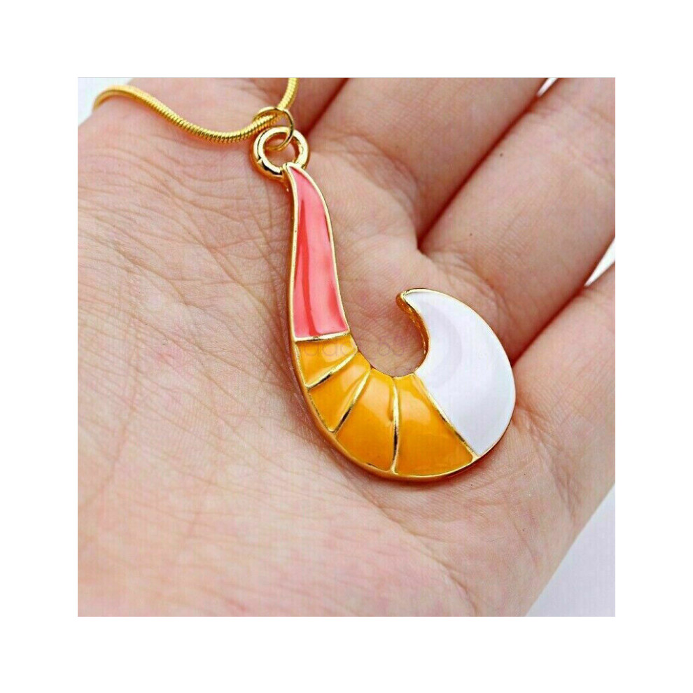 Newjass Miraculous Ladybug Rena Alya Fox Tail Shape Necklace / Pendant Orange