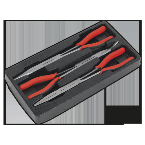 Sealey Double Joint Pliers Set 3pc Long Reach 335mm 2