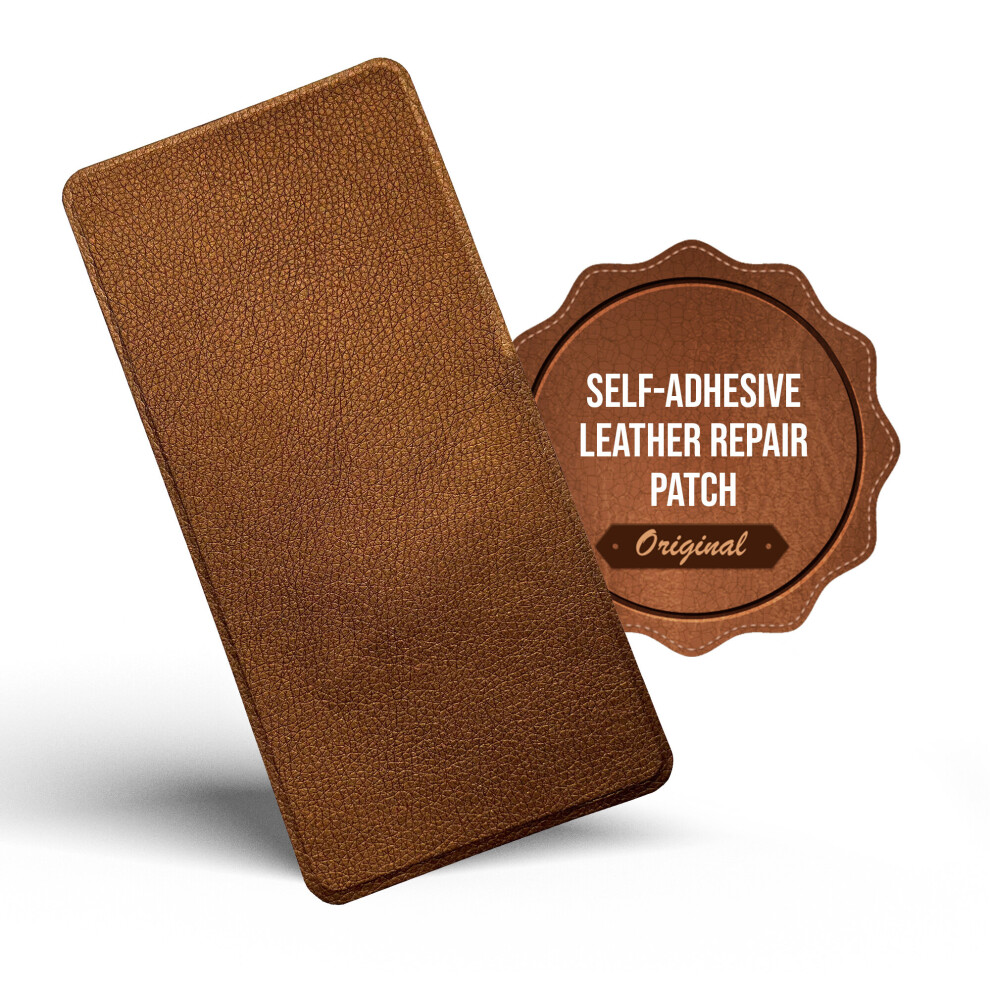 Mastaplasta (, 20Cmx10cm) Self-Adhesive Premium Leather Repair Patch - Instant Upholstery Quality Patch For Sofas, Car Interiors, Bags Bronze