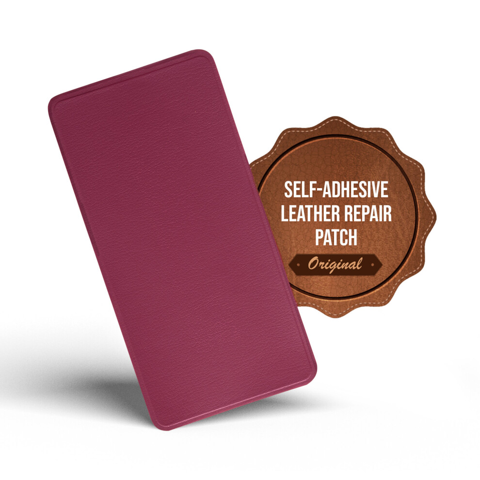 Mastaplasta (, 20Cmx10cm) Self-Adhesive Premium Leather Repair Patch - Instant Upholstery Quality Patch For Sofas, Car Interiors, Bags Pink