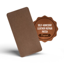 (Tan, 20cmx10cm) MastaPlasta Self-Adhesive Premium Leather Repair Patch - Instant Upholstery Quality Patch for Sofas, Car Interiors, Bags