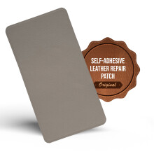 (Taupe, 20cmx10cm) MastaPlasta Self-Adhesive Premium Leather Repair Patch - Instant Upholstery Quality Patch for Sofas, Car Interiors, Bags