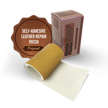 (Ivory) MastaPlasta Self-Adhesive Leather Repair Tape Instant Upholstery-Quality Scratch & Tear Repair on a Roll for Sofas, Car