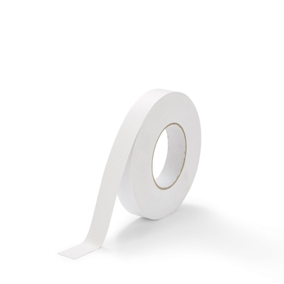 (H3405w - White, 25Mm X 18.3M) Slips Away Waterproof Aqua-Safe Anti Slip Tape 5061000041931