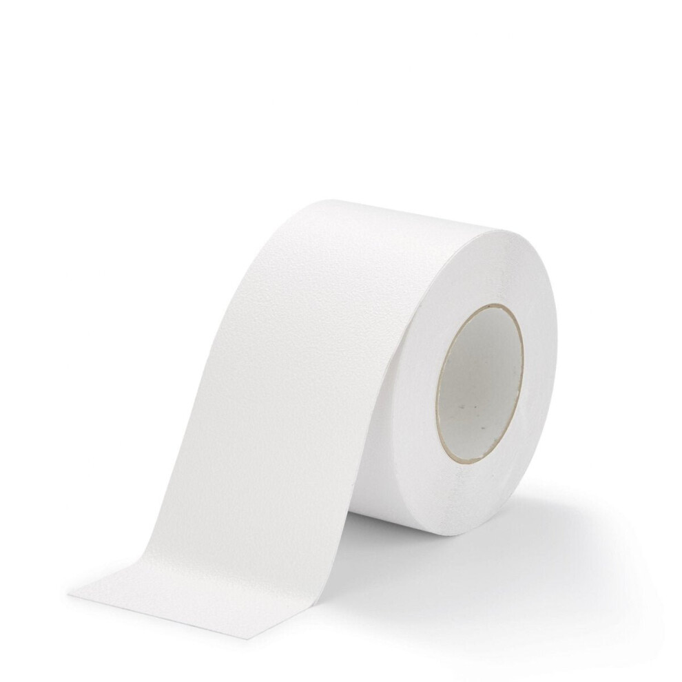 (H3405w - White, 100Mm X 18.3M) Slips Away Waterproof Aqua-Safe Anti Slip Tape 5061000041955