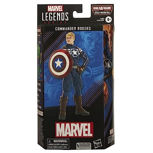 Hasbro Marvel Legends Series Marvel Comics Commander Rogers 6-Inch Action Figures - Board Game 1