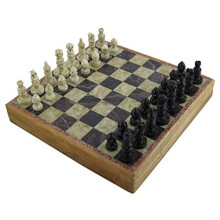 Marble Chess Set Rajasthan Stone Art Unique Chess Sets and Board 25 x 25 cm