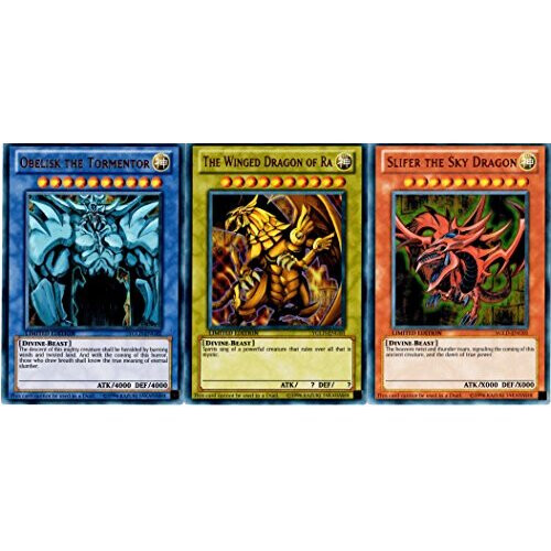 Yu-Gi-Oh! YuGiOh Egyptian Gods Set Ultra Rare Version YGLD