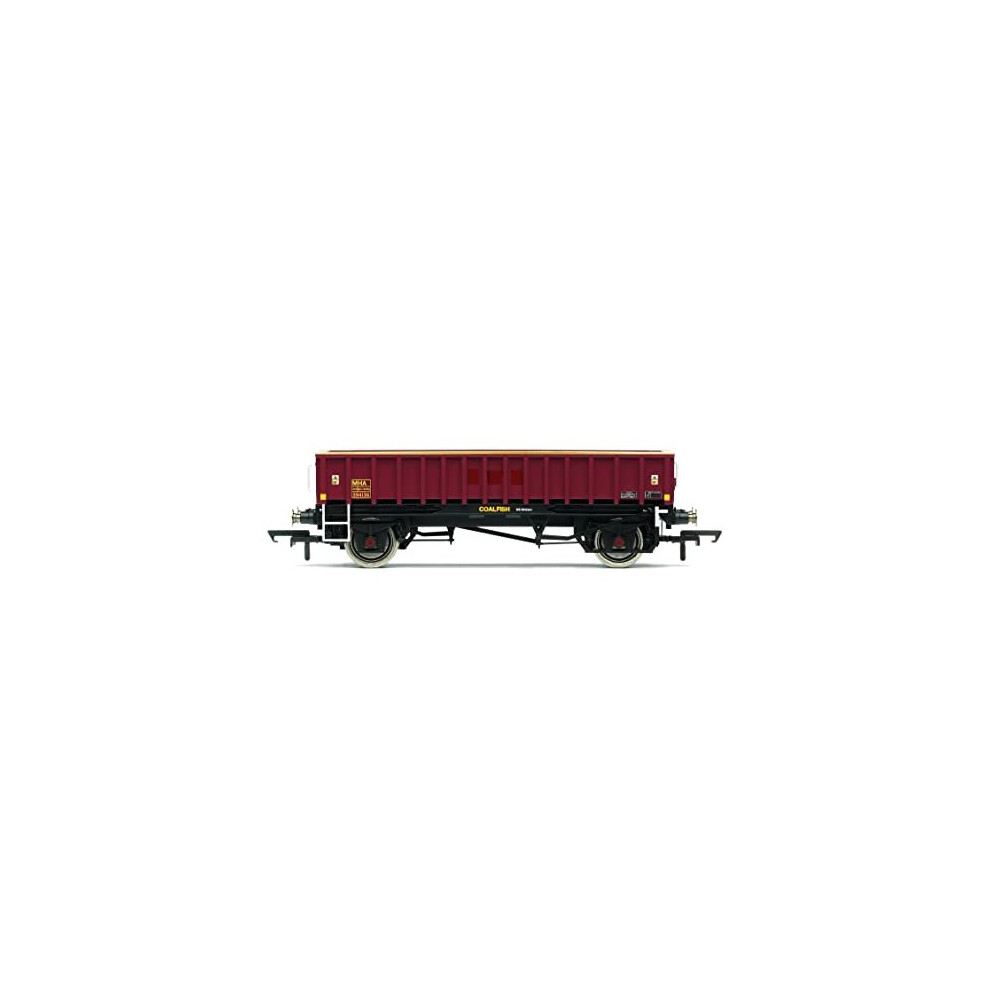 Hornby MHA 'Coalfish' Ballast Wagon, EWS - Era 8. Wagons & Wagon Packs.,Red