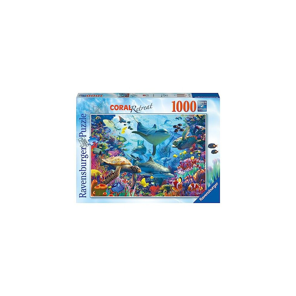 Ravensburger 17550 Coral Retreat 1000 Piece Jigsaw Puzzle for Adults and Kids Age 12 Years Up