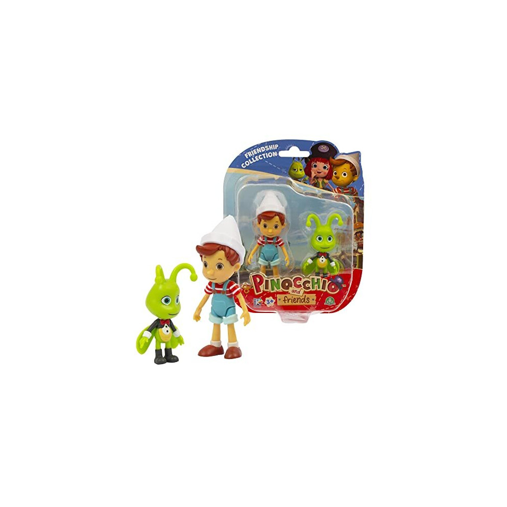 Pinocchio and Friends Action Figure Twin Pack - Pinocchio and Talking Cricket Action Figures