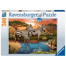 Ravensburger Παζλ 500 Κομματιών Ζέβρα για Ενήλικες - 17376 - Κάθε Κομμάτι Είναι Μοναδικό
