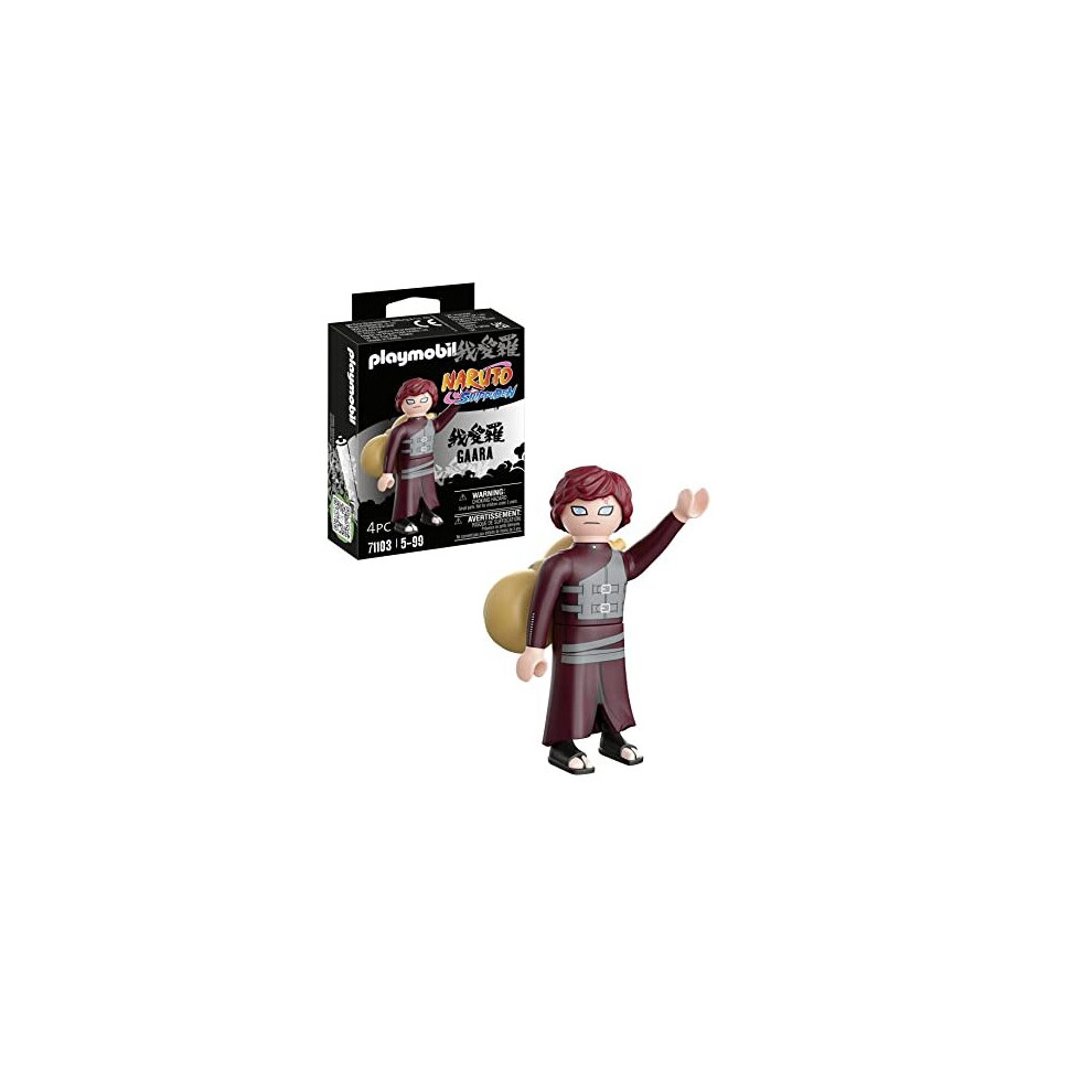 Playmobil 71103 Naruto: Gaara Figure Set, Naruto Shippuden anime collectors figure, playset for children and fans 5-99 years