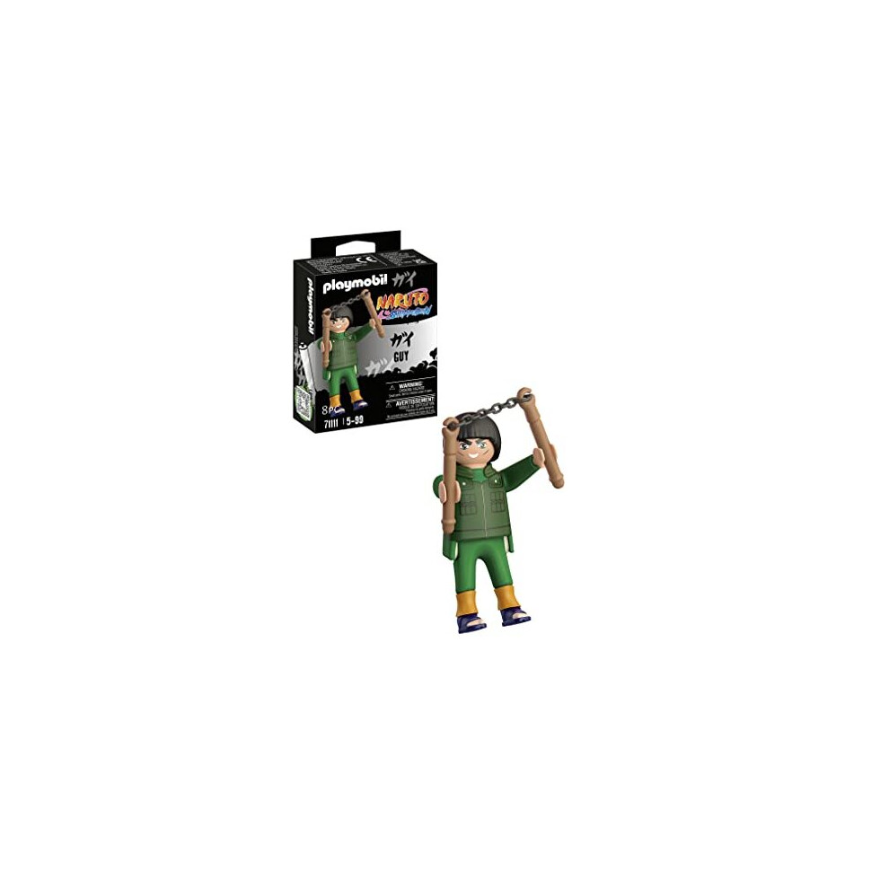 Playmobil 71111 Naruto: Mighty Guy Figure Set, Naruto Shippuden anime collectors figure, playset for children and fans 5-99 years