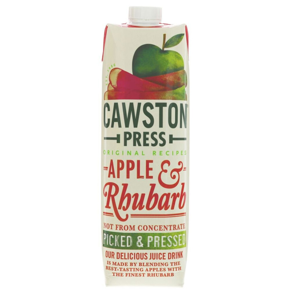 Cawston Press Apple & Rhubarb - 1L ( Pack Of 6 )