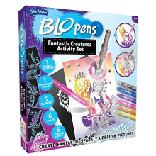 John Adams | BLOPENS Fantastic Creatures Activity Set: Create fantastic airbrush pictures with metallic effects! | Arts & crafts | Ages 7+