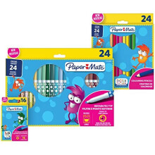 Paper Mate Colouring Pencils, Colouring Pens & Crayons | Great for Kids Colouring | Assorted Vibrant Colours | 64 Count Drawing Set for Kids