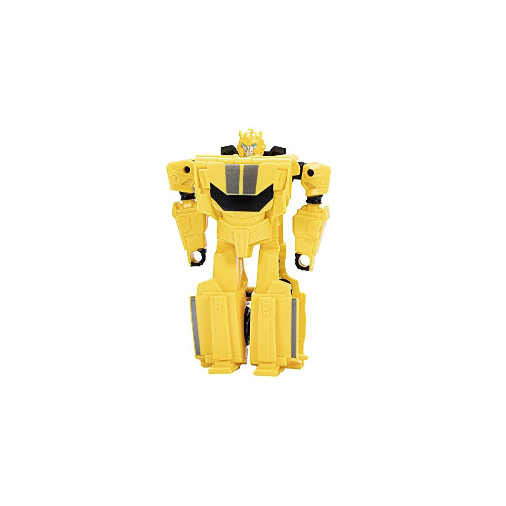 TRANSFORMERS Toys EarthSpark 1-Step Flip Changer Bumblebee 10-cm Action Figure, Robot Toys For Ages 6 And Up