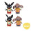Bing Bing toys paint figure set. Posable figures compatible with other playsets. Perfect toddler toys from the CBeebies TV show. 4