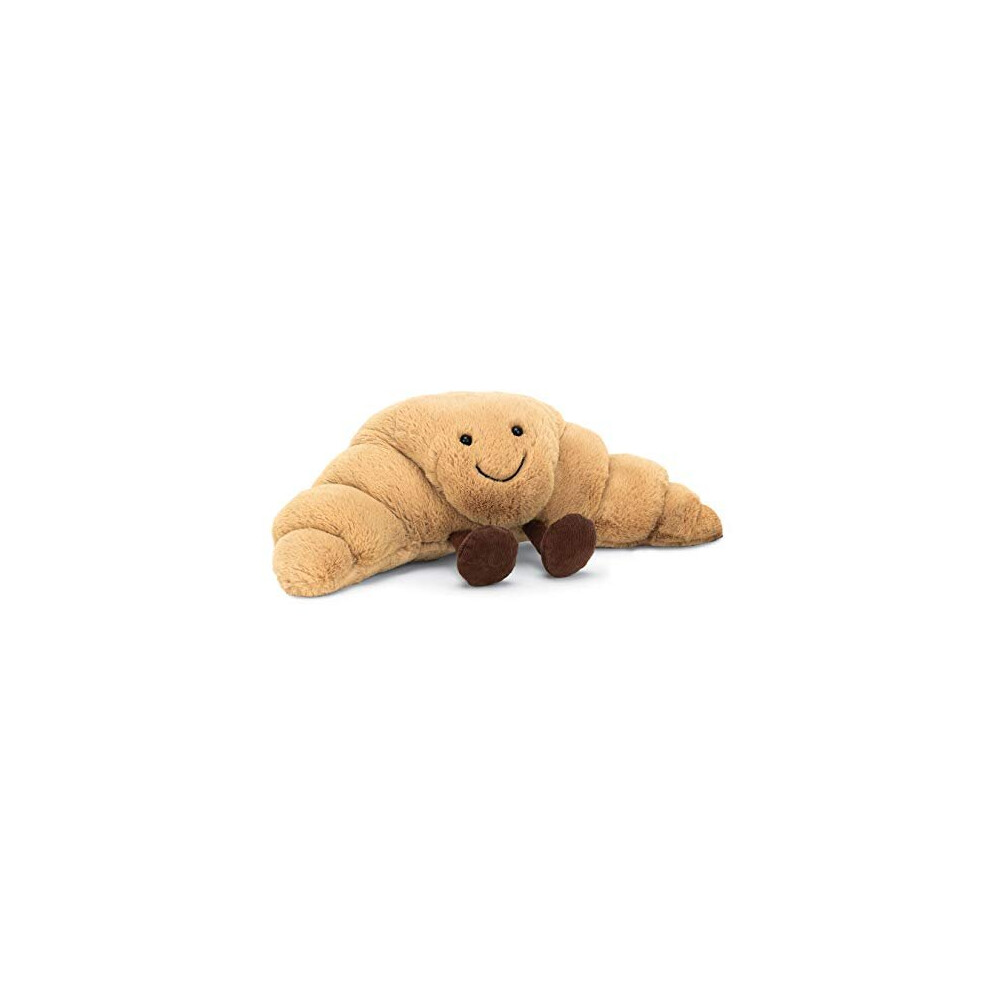 Jellycat Peluche Amuseable Croissant - L: 10 cm x l : 33 cm x H: 19 cm