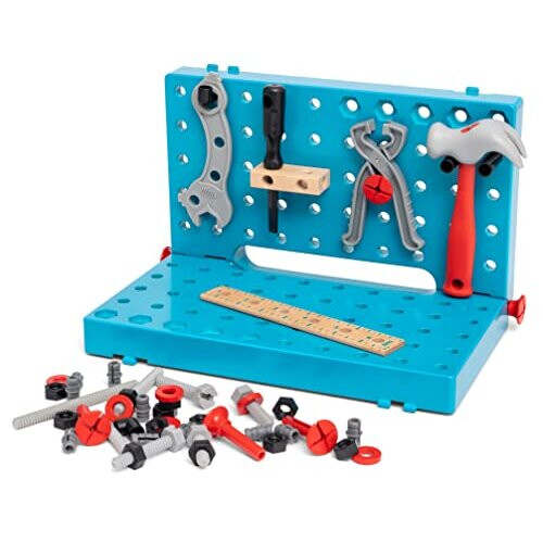 Brio BRIO Builder - Builder DIY Workbench Case - 59 Peças - Jogo de construção STEM - a partir de 3 anos 1