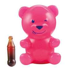 eolo sport hk GUM001-P Jiggly Gummymals Pink Interactive Super Squishy Gummy Bear Style pet with Over 20 Plus Sounds and Reactions for Children Aged 4