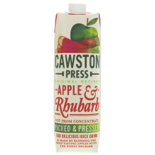 Cawston Press Apple & Rhubarb -1L ( Pack of 6 )