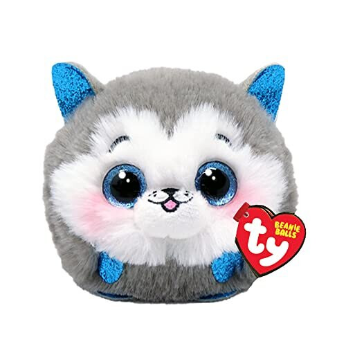Ty Ty Slush Husky Beanie Balls 3" | Beanie Baby Soft Plush Toy | Collectible Cuddly Stuffed Teddy