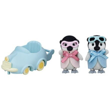 Sylvanian Families 5695 Penguin Babies Ride n Play - Dollhouse Playsets, Multicolor - Board Game