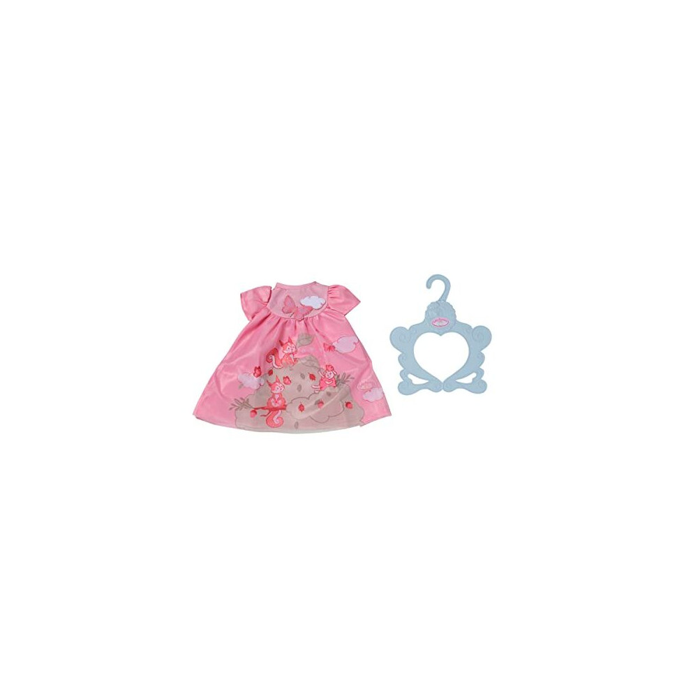 Baby Annabell Pink Dress 709603 - Clothing Items & Accessories For Dolls Up To 43cm - Includes Dress And Clothing Hanger - Suitable For Kids From 3+